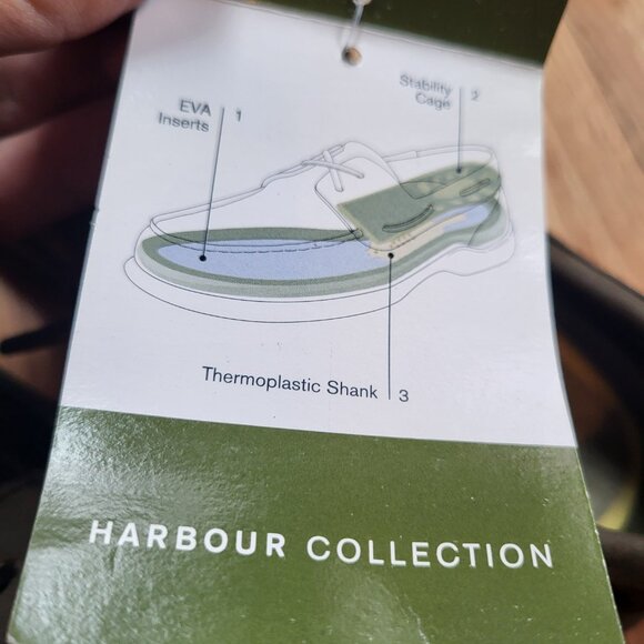 Sperry Top-sider Boat Shoes Size 7 Leather NWT Black and Brown - Picture 7 of 9